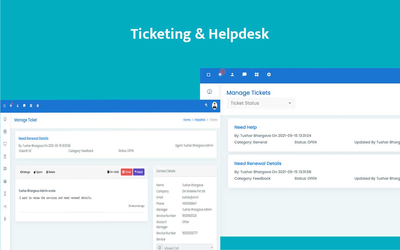 Ticketing & Helpdesk Software